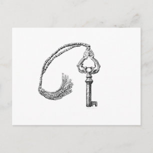 Victrola Sleutel Briefkaart