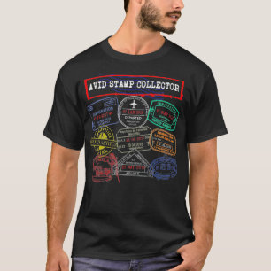 Vid Stamp Collector Travel T-shirt