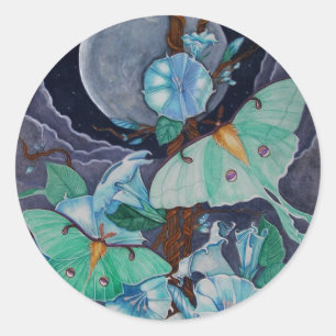 Vida de la Luna Ronde Sticker