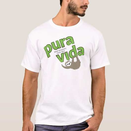 Vida Sloth Sanctuary T-shirt (Voorkant)