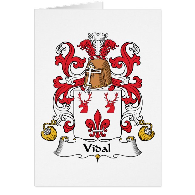 Vidal Family Crest (Voorkant)