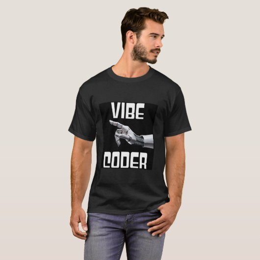 Vide coderingsrobot t-shirt (Voorkant volledig)