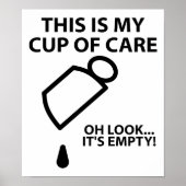 Vide Cup of Care Drôle Poster (Devant)