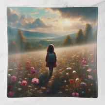 À travers les fleurs - Chemin Aventuré