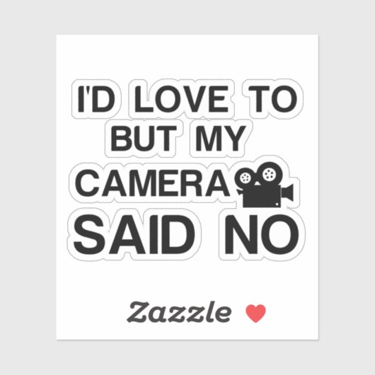 VIDEO CAMERA STICKER (Vel)
