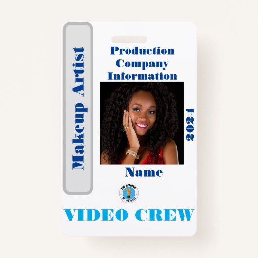 Video Crew-badge Badge (Voorkant)