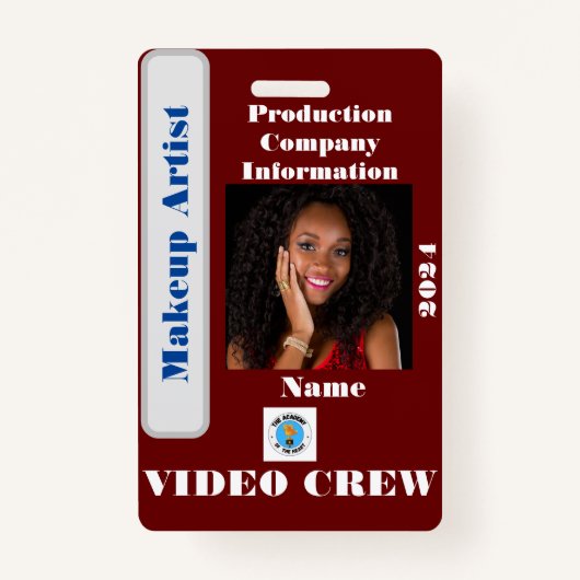 Video Crew-badge Badge (Voorkant)