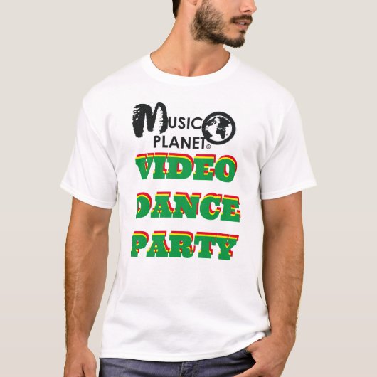 VIDEO DANCE PARTY TV T-Shirt de base pour hommes (Devant)