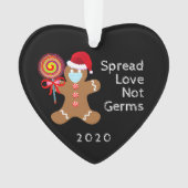 Vidéo de Noël drôle Masque visage Gingerbread Homm (devant)