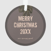 Vidéo de Noël Pandemic Ornement de préparation mas (dos)