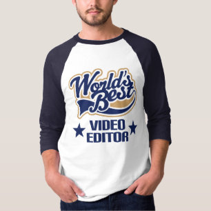 Video Editor Cadeaut (Beste werelden) T-shirt