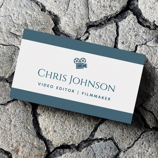 Video Editor Filmmaker Productie Director Blauwgro Visitekaartje