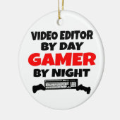 Video-editor Gamer Keramisch Ornament (Links)
