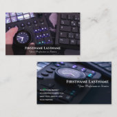 Video-editor visuele effecten specialist digitale visitekaartje (Voorkant / Achterkant)