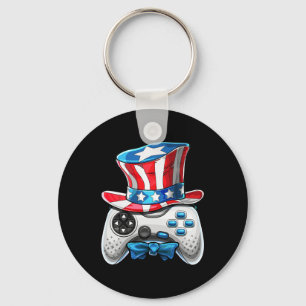 Video Game American Flag oom Sam Gam Sleutelhanger
