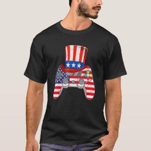 Video Game American Flag oom Sam Gam T-shirt
