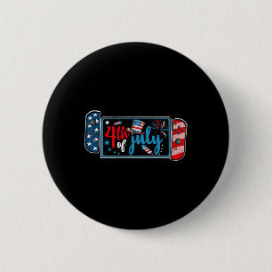 Video Game American Gamer Kinder Boys me Ronde Button 5,7 Cm