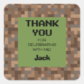 Video Game Birthday Sticker (Voorkant)