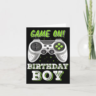 Video Game Boy Verjaardag Party Decoraties Tijd to Kaart
