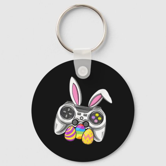 Video Game Bunny Eggs Costume Easter Day Boys Kind Sleutelhanger (Voorkant)