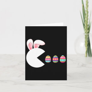 Video Game Bunny Eggs Easter Gamer Kinder jongens Kaart