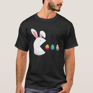 Video Game Bunny Eggs Easter Gamer Kinder jongens T-shirt