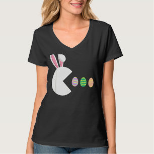 Video Game Bunny Eggs Easter Gamer Kinder jongens T-shirt