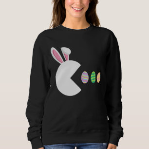 Video Game Bunny Eggs Funny Easter Gamer Kind Boys Trui