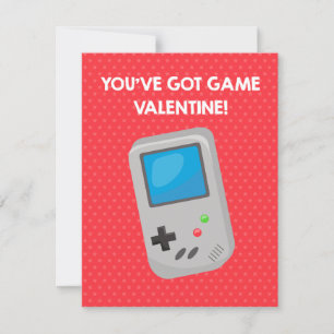 Video Game Classroom Carte Saint-Valentin