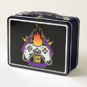Video Game Controller Game Zone met vlammen (Voorkant)
