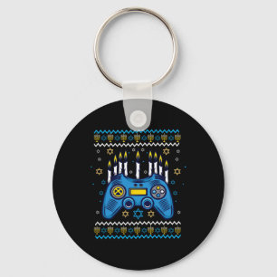 Video Game Controller Hanukkah Menorah Kaarsen Joo Sleutelhanger