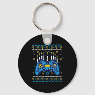 Video Game Controller Hanukkah Menorah Kaarsen Joo Sleutelhanger