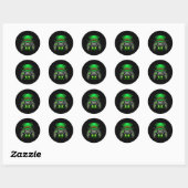 Video Game Controller Irish Gamer Boys St Patrick Ronde Sticker (Vel)
