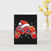 Video Game Controller Kerstkerstkerstkerstkerstker Kaart (Gele Bloem)