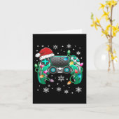 Video Game Controller Kerstkerstkerstkerstkerstker Kaart (Gele Bloem)