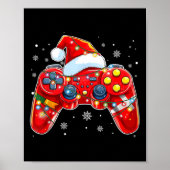 Video Game Controller Kerstkerstkerstkerstkerstker Poster (Voorkant)