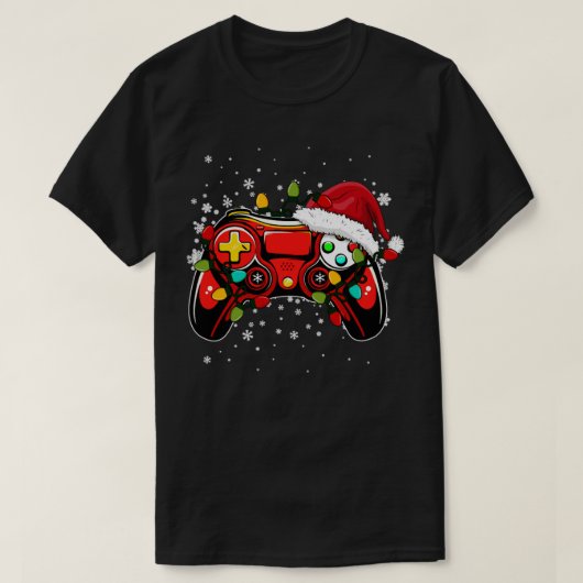 Video Game Controller Kerstkerstkerstkerstkerstker T-shirt (Design voorkant)
