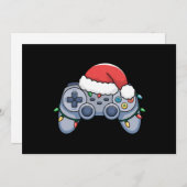 Video Game Controller kerstkerstkerstkerstkerstman Feestdagenkaart (Voorkant / Achterkant)