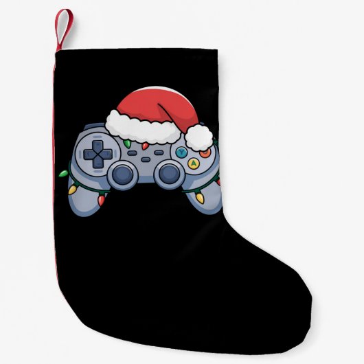 Video Game Controller kerstkerstkerstkerstkerstman Kleine Kerstsok (Voorkant)