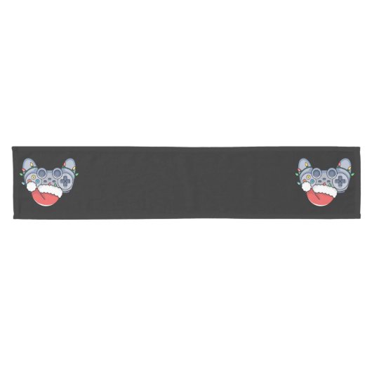 Video Game Controller kerstkerstkerstkerstkerstman Korte Tafelloper (Horizontaal)