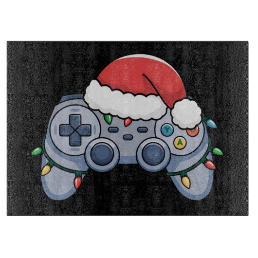 Video Game Controller kerstkerstkerstkerstkerstman Snijplank (Voorkant)