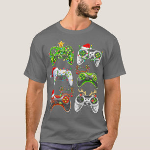 Video Game Controller Kerstmis Hat Boys Kind T-shirt