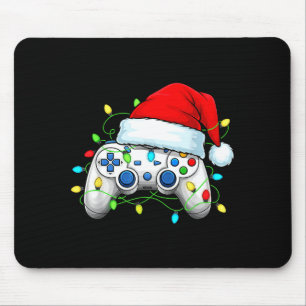 Video Game Controller Kerstmis Sinterklaas Hoed Ga Muismat