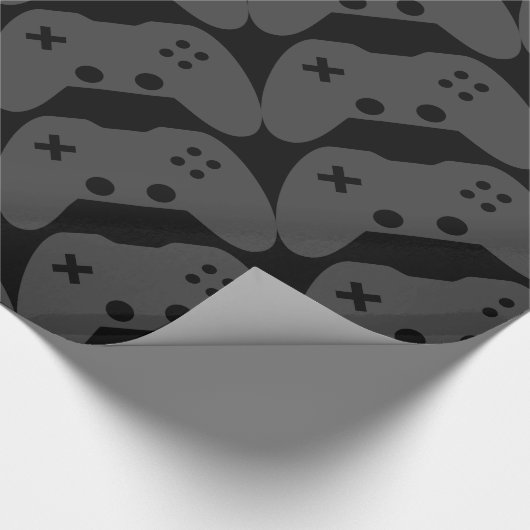 Video Game Controller Wrapping Paper Cadeaupapier (Hoek)