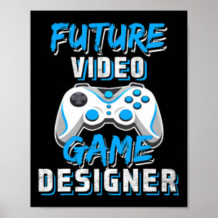 Video Game Designer Verjaardag Boy Gaming Shirt Ga Poster