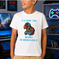 Video Game Dinosaurus Gaming Verjaardagsfeestje