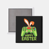 Video Game Easter Bunny Gaming Controller Gamer Bo Magneet (Voorkant / Achterkant)