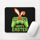 Video Game Easter Bunny Gaming Controller Gamer Bo Muismat (Met muis)