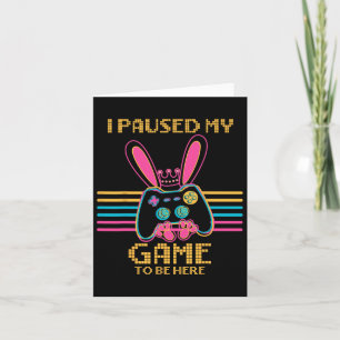 Video Game Easter Bunny Gaming Controller Gamer Gi Kaart