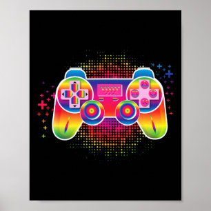 Video Game Gamer Controller Poster